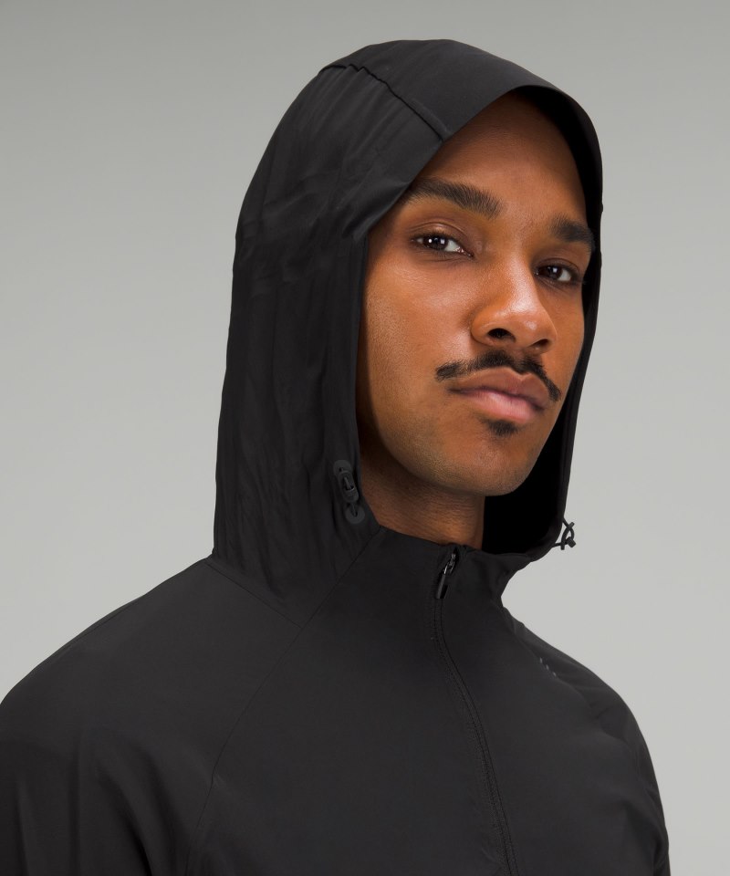 Lululemon SenseKnit Composite Running Jacket Black Online Outlet Sale