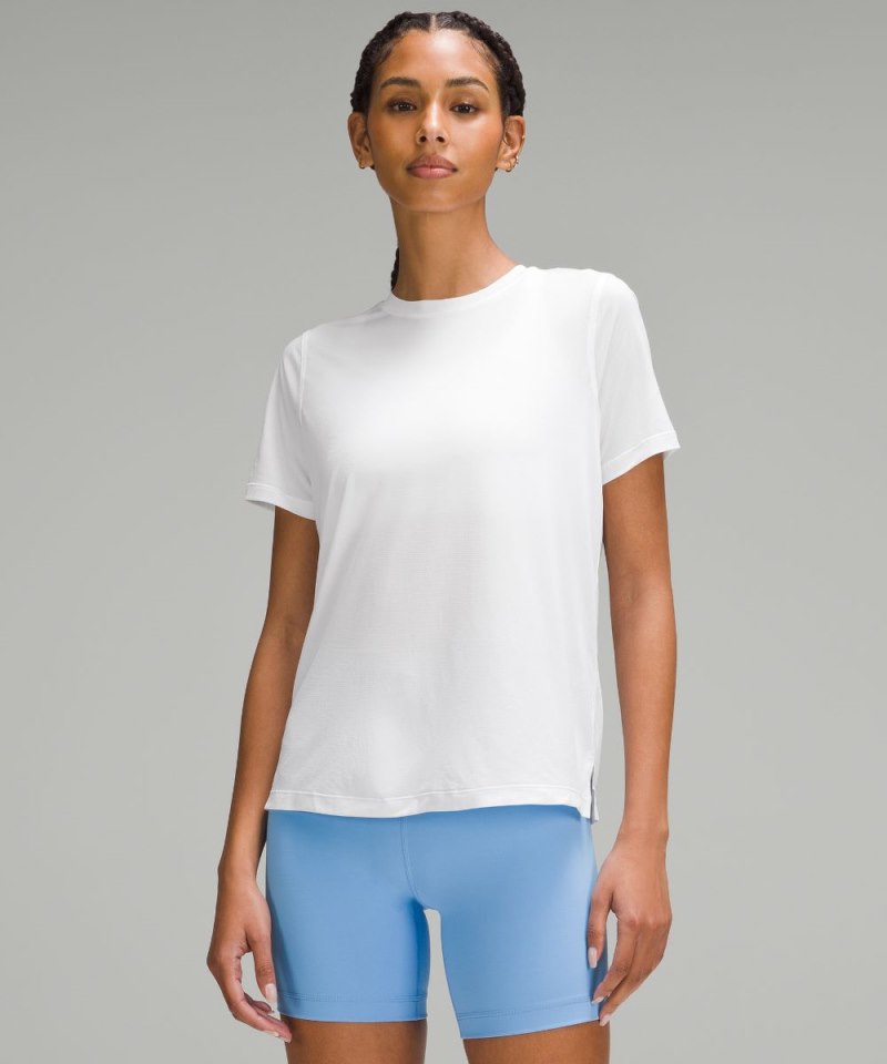 Lululemon Ultralight Hip-Length T-Shirt White Online Outlet Sale