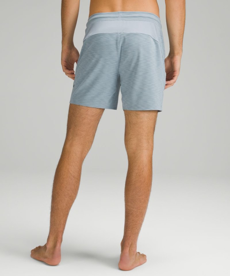 Lululemon Balancer Short 6" Heathered Chambray Online Outlet Sale
