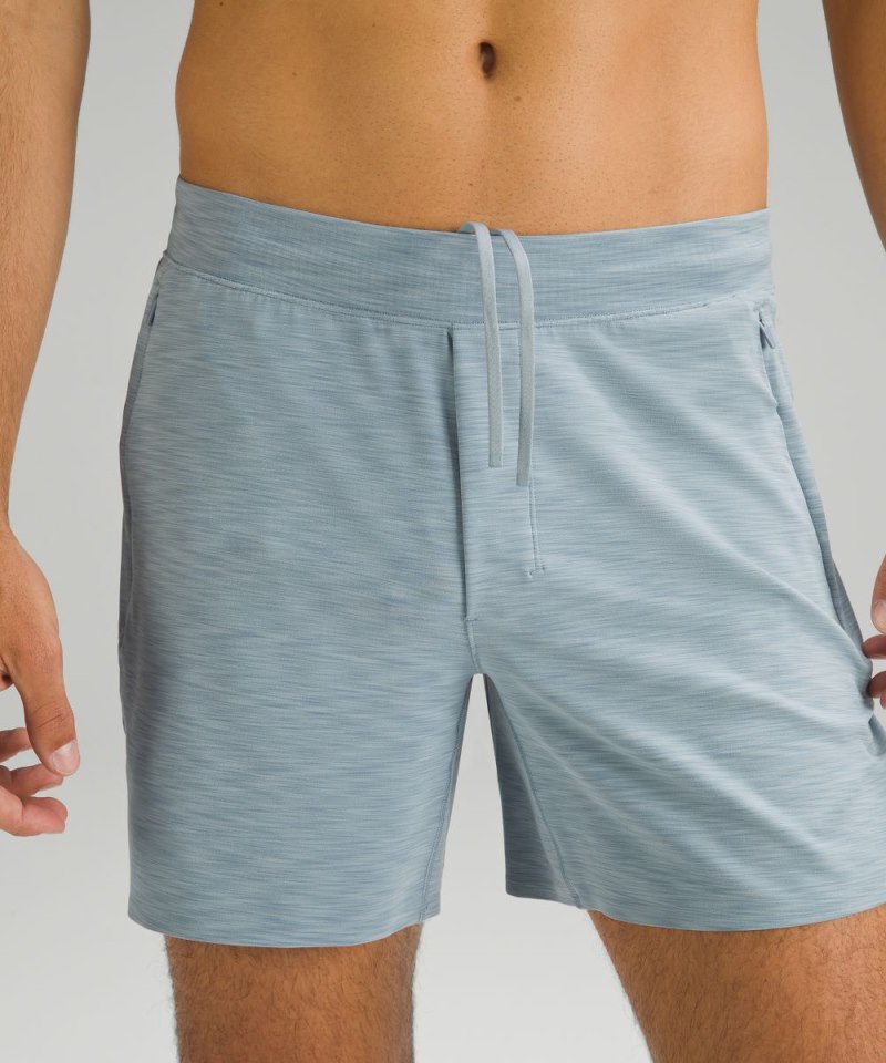 Lululemon Balancer Short 6" Heathered Chambray Online Outlet Sale