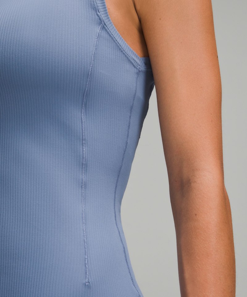 Lululemon All Aligned Ribbed Midi Dress *Online Only Oasis Blue Online Outlet Sale