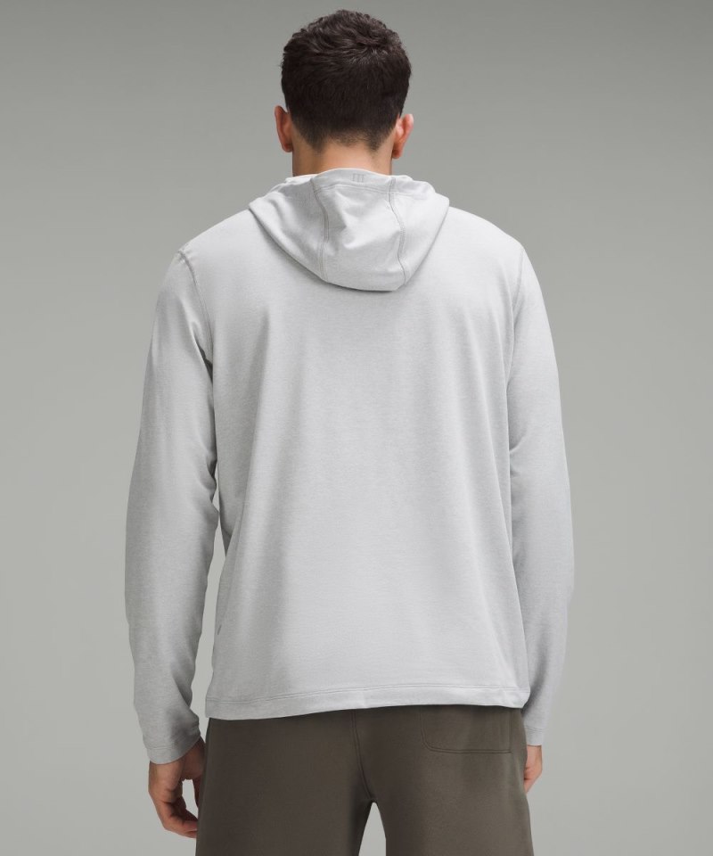 Lululemon Soft Jersey Pullover Hoodie Heathered Vapor / Heathered Silver Drop Online Outlet Sale