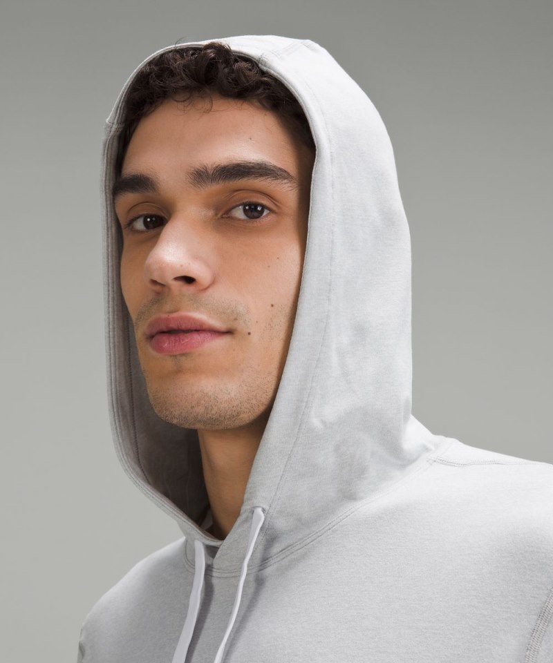 Lululemon Soft Jersey Pullover Hoodie Heathered Vapor / Heathered Silver Drop Online Outlet Sale