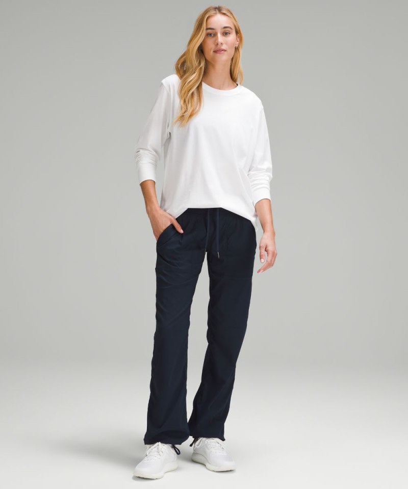 Lululemon Dance Studio Mid-Rise Pant *Short True Navy Online Outlet Sale