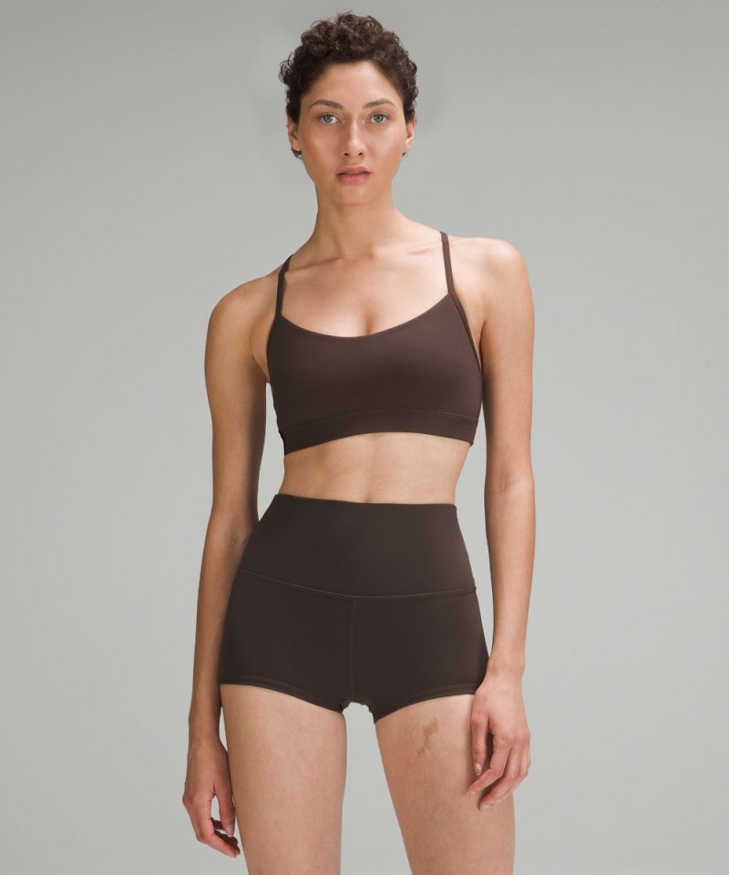 Lululemon Flow Y Bra Nulu *Light Support, A–C Cups Espresso (not available) Online Outlet Sale