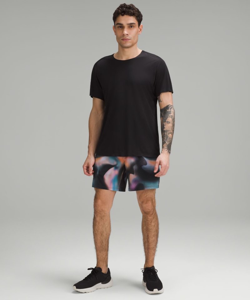 Lululemon Pace Breaker Linerless Short 7" Digital Murmuration Teal Multi Online Outlet Sale