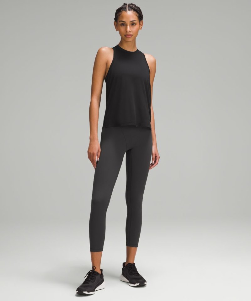 Lululemon Ultralight Hip-Length Tank Top Black Online Outlet Sale
