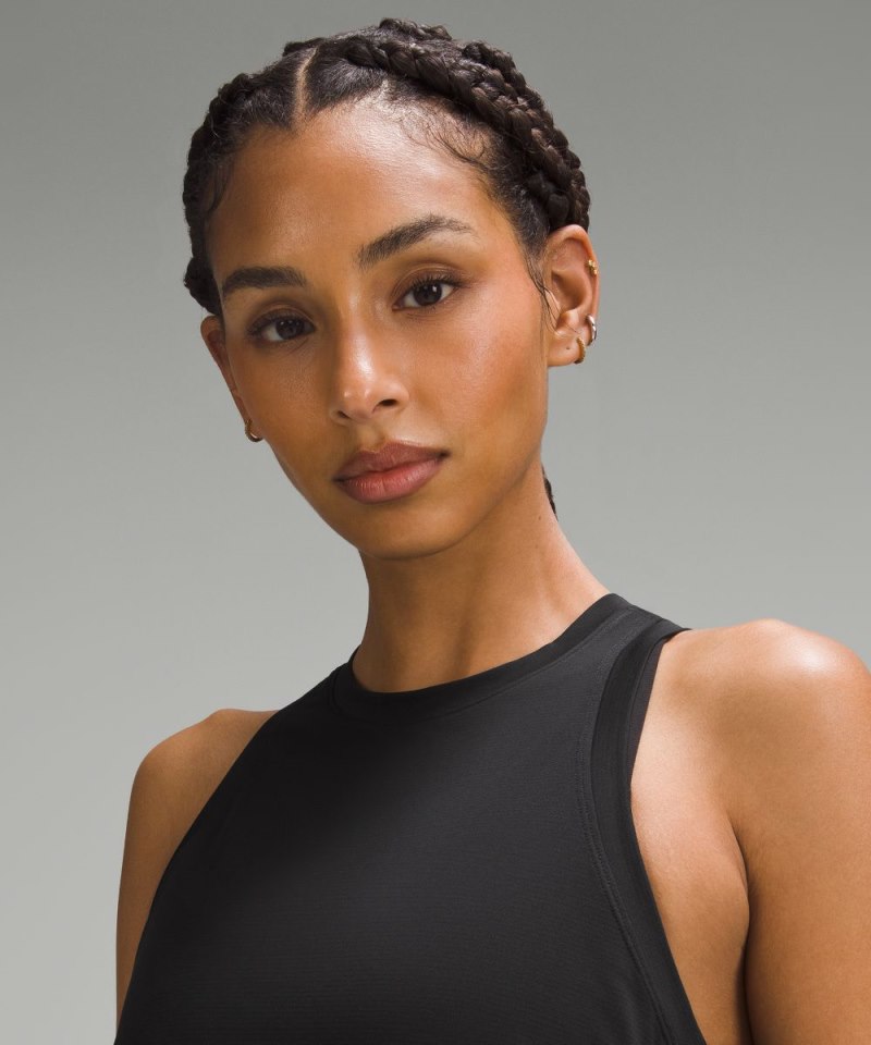 Lululemon Ultralight Hip-Length Tank Top Black Online Outlet Sale