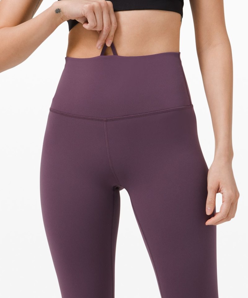 Lululemon Wunder Train High-Rise Crop 23" Grape Thistle Online Outlet Sale