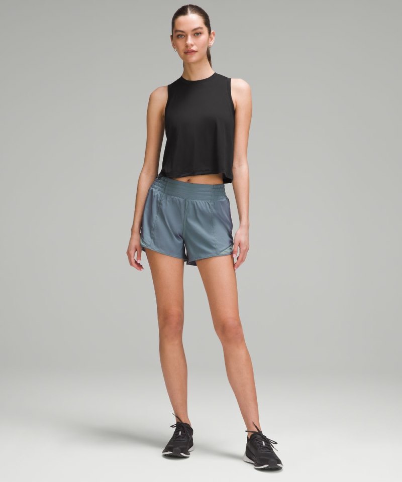 Lululemon Ultralight Waist-Length Tank Top Black Online Outlet Sale