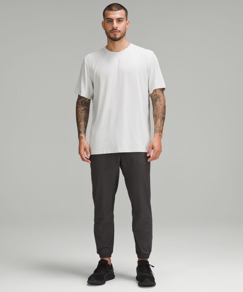 Lululemon License to Train Relaxed Short-Sleeve Shirt Vapor Online Outlet Sale