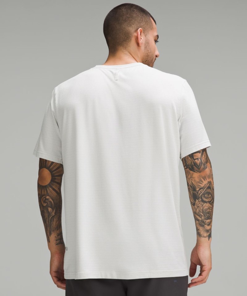 Lululemon License to Train Relaxed Short-Sleeve Shirt Vapor Online Outlet Sale