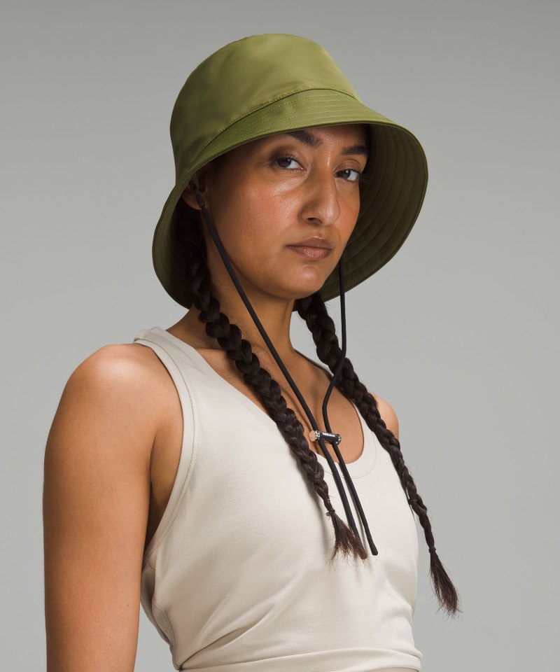 Lululemon Nylon Bucket Hat Ether Green / Black Online Outlet Sale