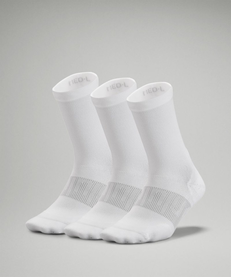 Lululemon Women's Power Stride Crew Socks *3 Pack White Online Outlet Sale