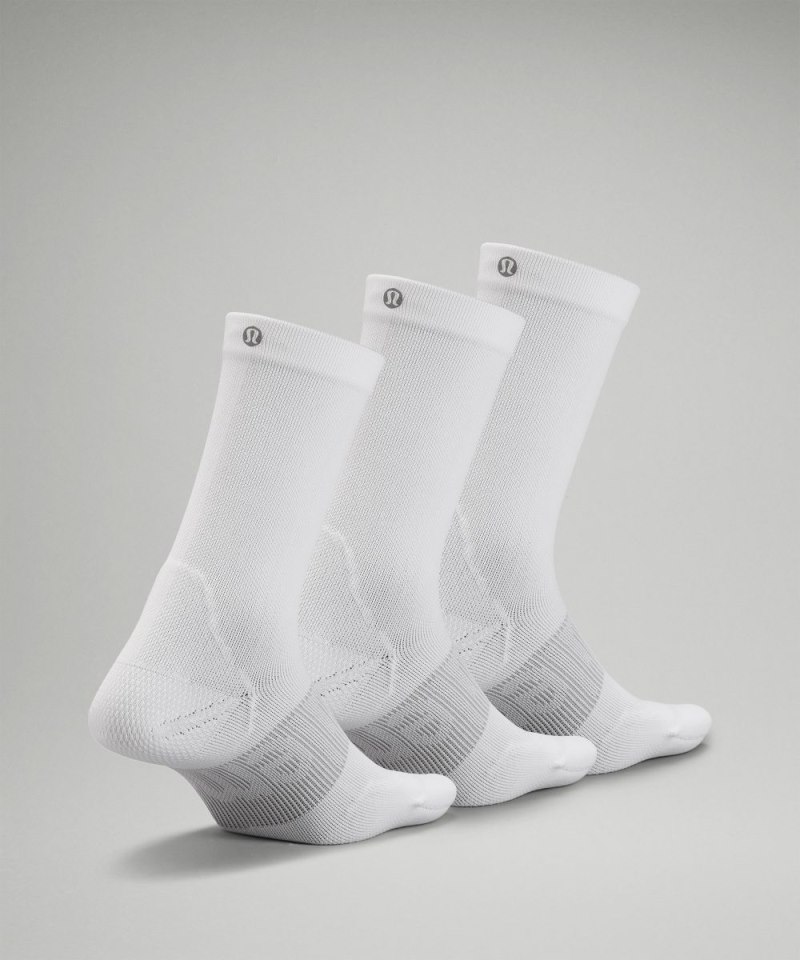 Lululemon Women's Power Stride Crew Socks *3 Pack White Online Outlet Sale