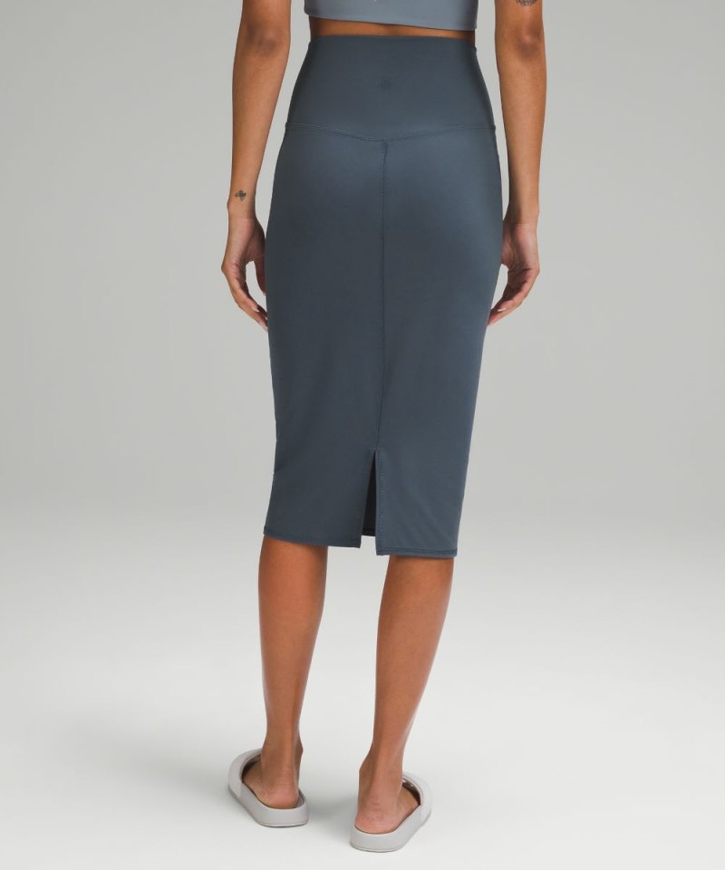 Lululemon Nulu Slim-Fit High-Rise Skirt Iron Blue Online Outlet Sale