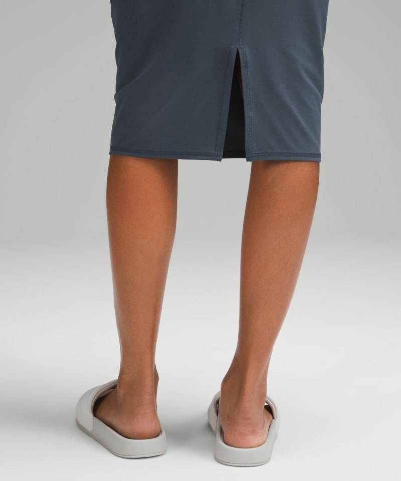 Lululemon Nulu Slim-Fit High-Rise Skirt Iron Blue Online Outlet Sale
