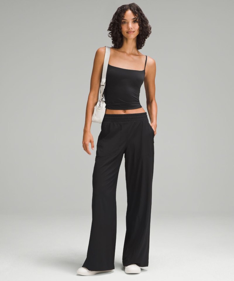 Lululemon Swift Mid-Rise Wide-Leg Pant Black Online Outlet Sale