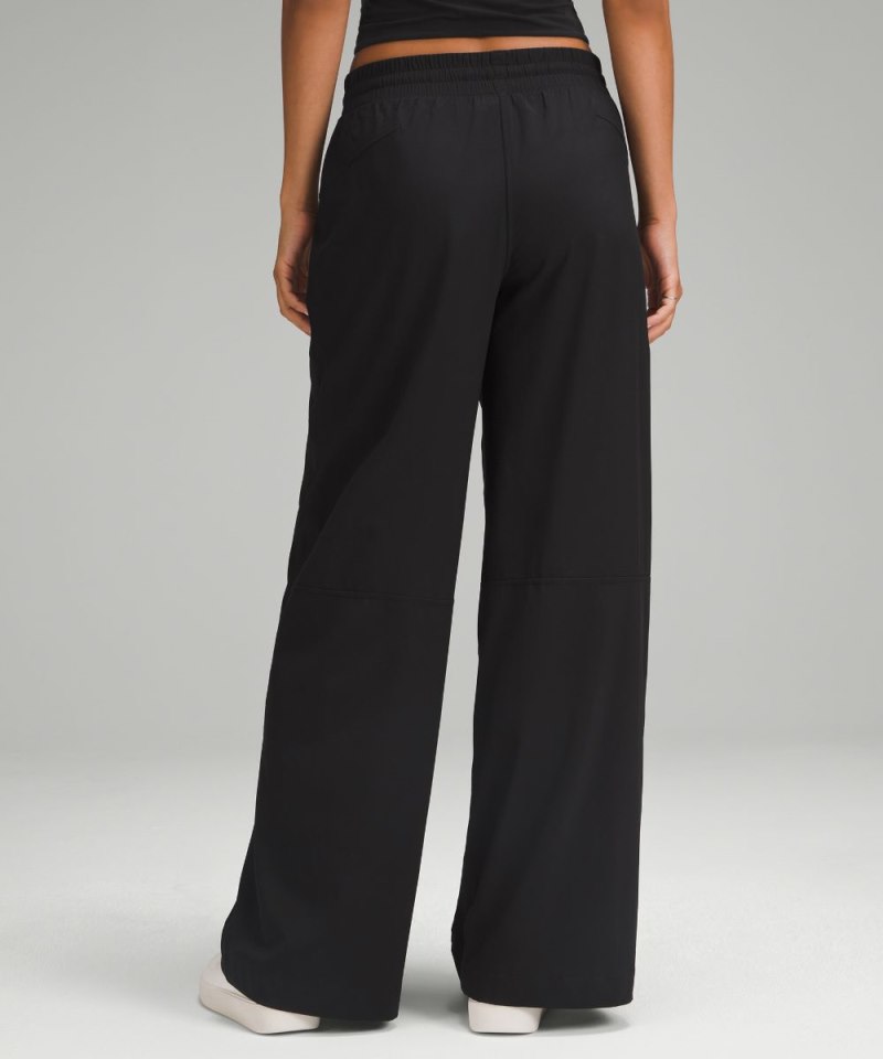 Lululemon Swift Mid-Rise Wide-Leg Pant Black Online Outlet Sale