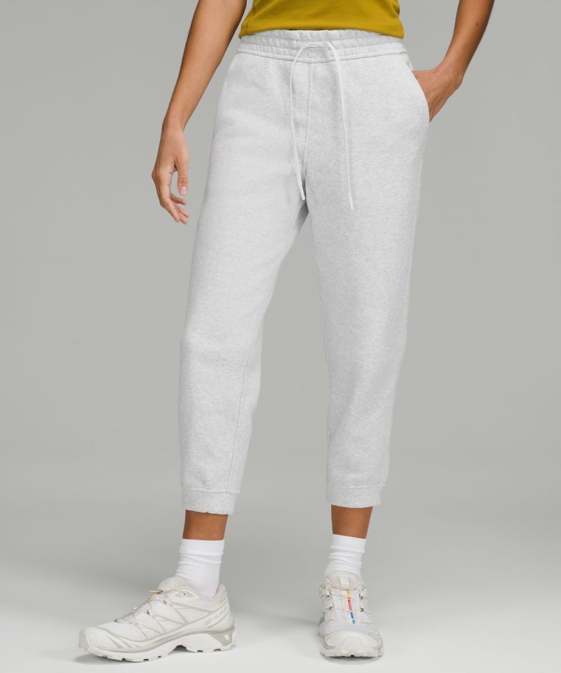 Lululemon Loungeful High-Rise Cropped Jogger Heathered Core Ultra Light Grey Online Outlet Sale