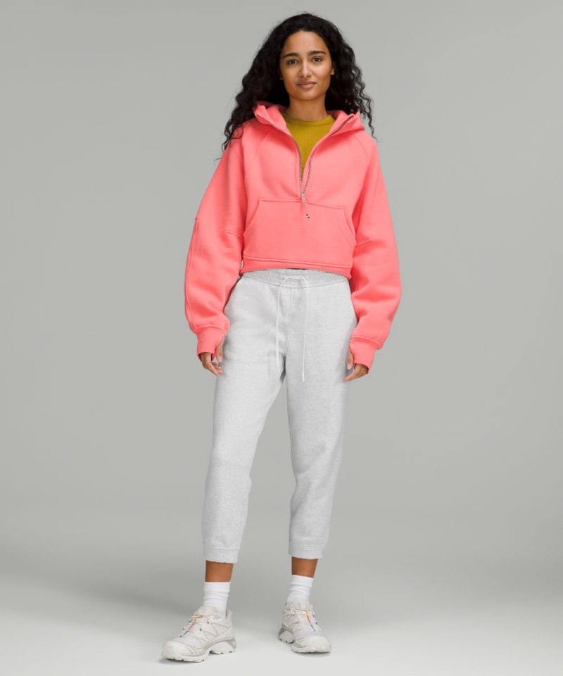 Lululemon Loungeful High-Rise Cropped Jogger Heathered Core Ultra Light Grey Online Outlet Sale