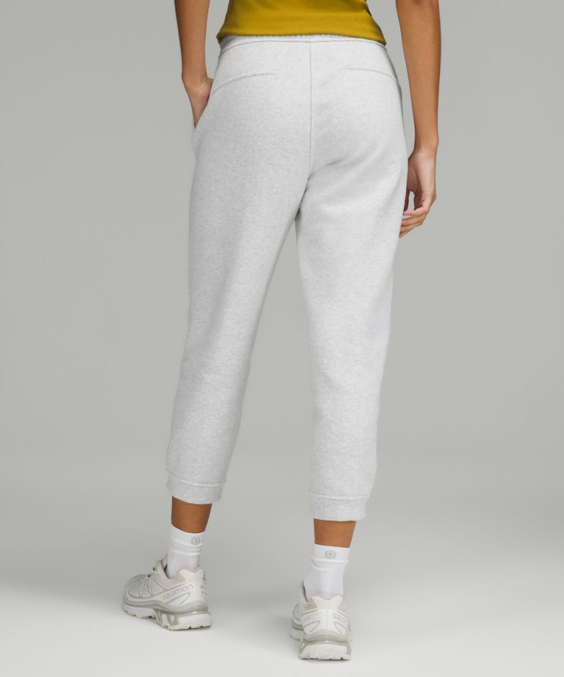 Lululemon Loungeful High-Rise Cropped Jogger Heathered Core Ultra Light Grey Online Outlet Sale