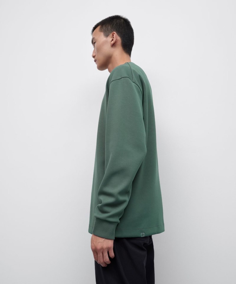 Lululemon Softstreme Oversized-Fit Long-Sleeve Henley Dark Forest Online Outlet Sale