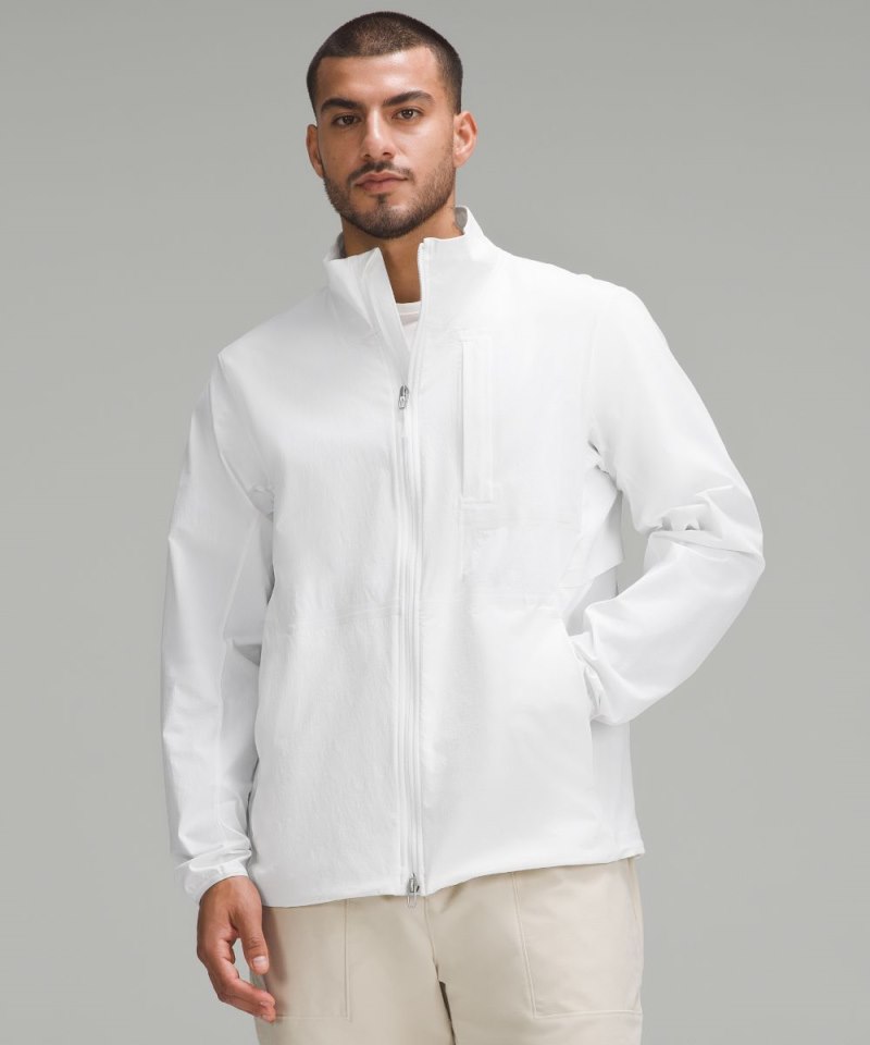 Lululemon Sojourn Windbreaker Jacket White Online Outlet Sale