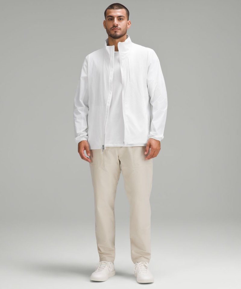 Lululemon Sojourn Windbreaker Jacket White Online Outlet Sale