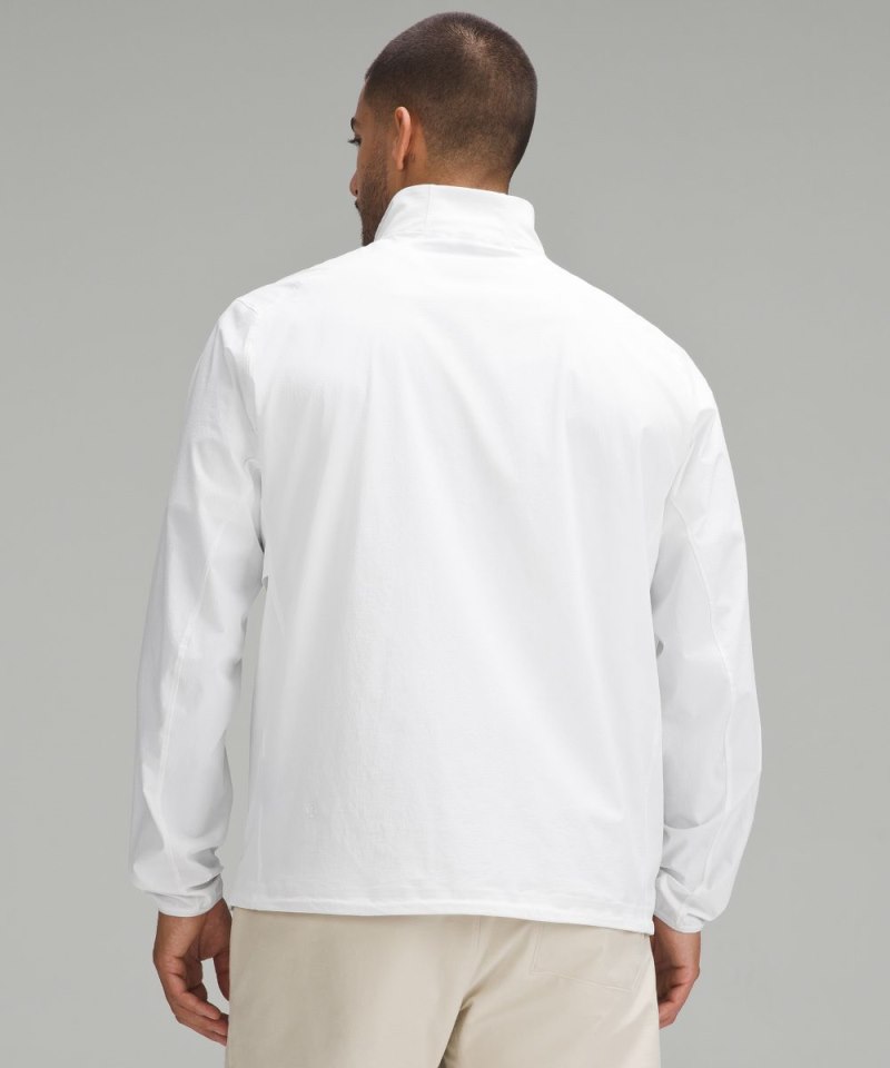 Lululemon Sojourn Windbreaker Jacket White Online Outlet Sale