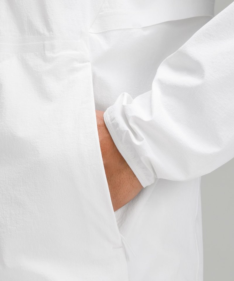 Lululemon Sojourn Windbreaker Jacket White Online Outlet Sale