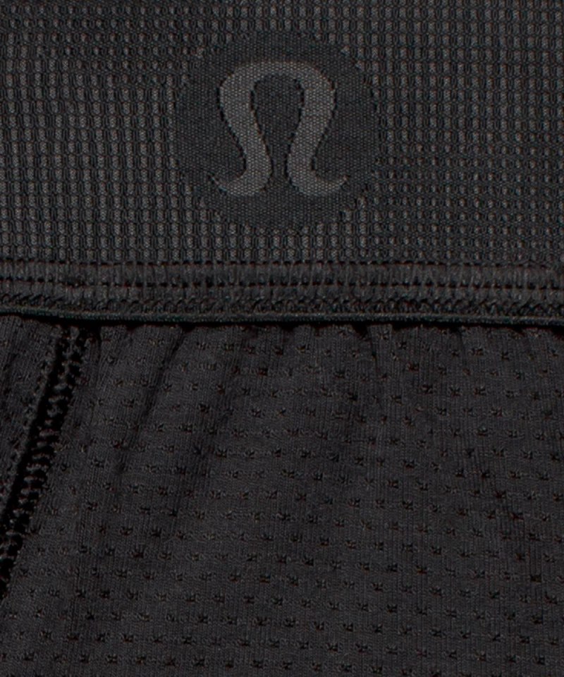 Lululemon Always In Motion Mesh Boxer 5" Black Online Outlet Sale