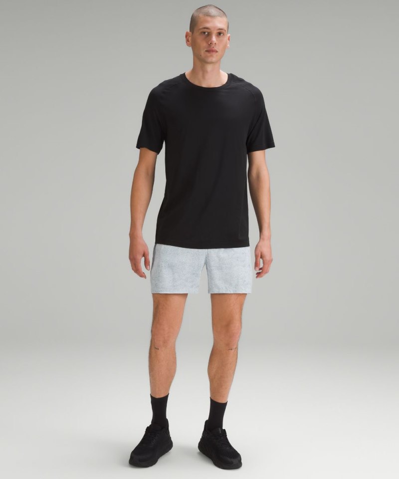 Lululemon Pace Breaker Linerless Short 5" Infuse Texture Alpine White Multi Online Outlet Sale