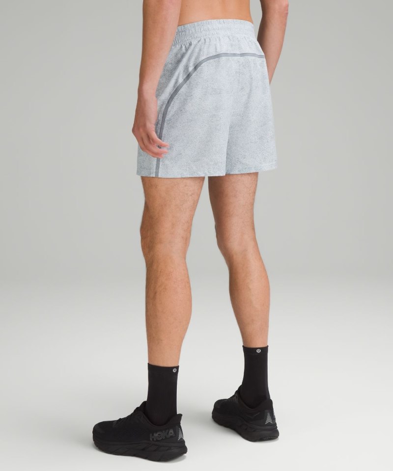 Lululemon Pace Breaker Linerless Short 5" Infuse Texture Alpine White Multi Online Outlet Sale