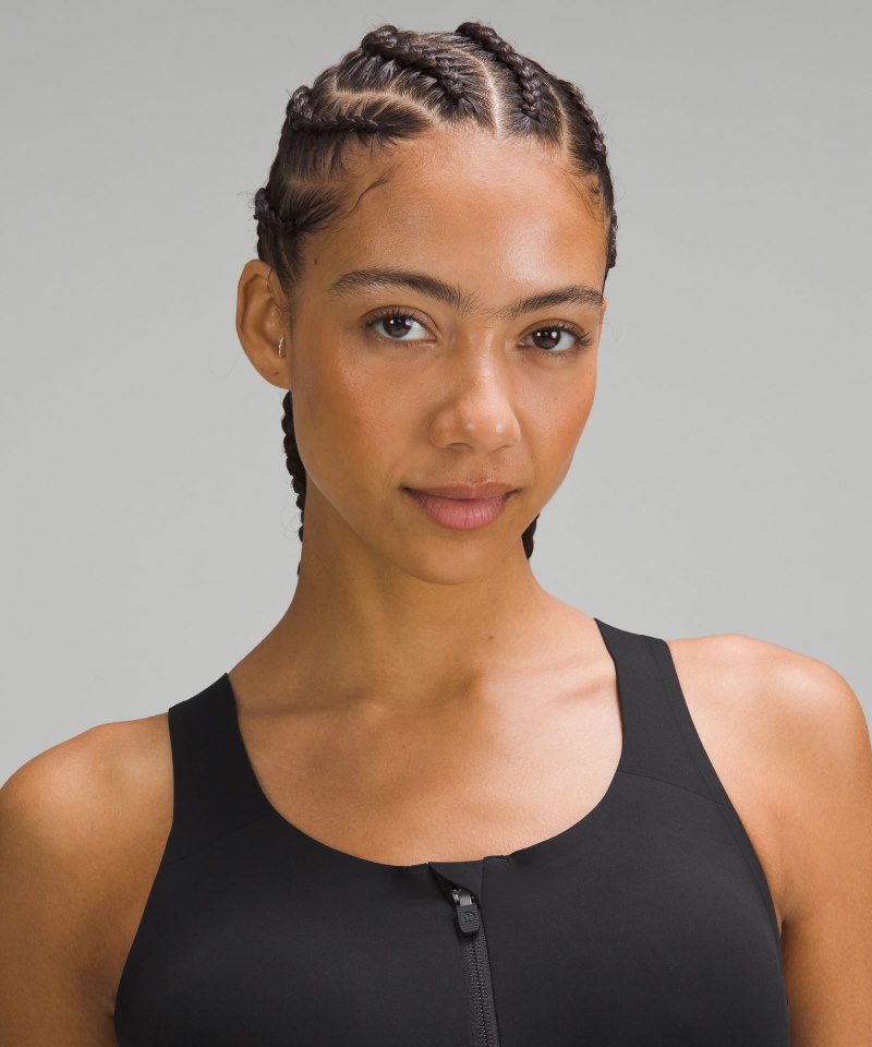 Lululemon Enlite Front-Zip Bra *High Support, A–DDD(E) Cups Black Online Outlet Sale