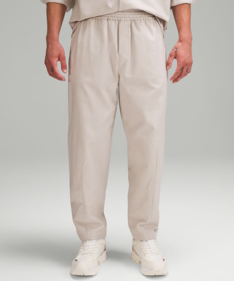 Lululemon lululemon lab Jacquard Relaxed-Tapered Pant 27"L Leopardo Jacquard Med Dove Grey Online Outlet Sale