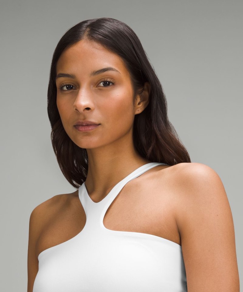 Lululemon Bend This V and Racer Bra *Light Support, A-C Cups White Online Outlet Sale