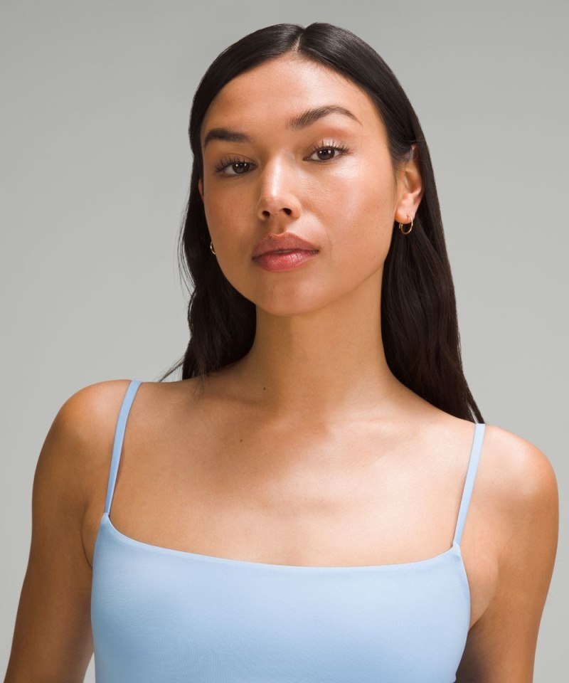 Lululemon Wundermost Ultra-Soft Nulu Spaghetti-Strap Cami Tank Top Sinatra Blue Online Outlet Sale