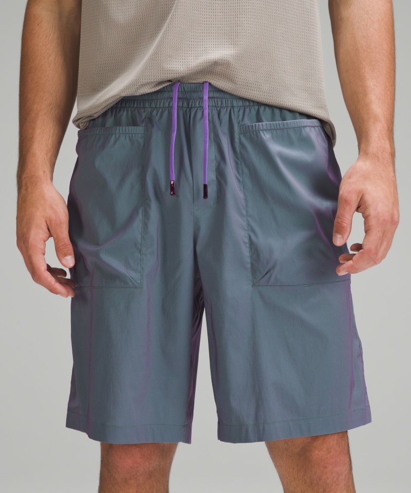 Lululemon lululemon lab Lightweight Ripstop Short 10" Tidewater Teal / Power Purple Online Outlet Sale