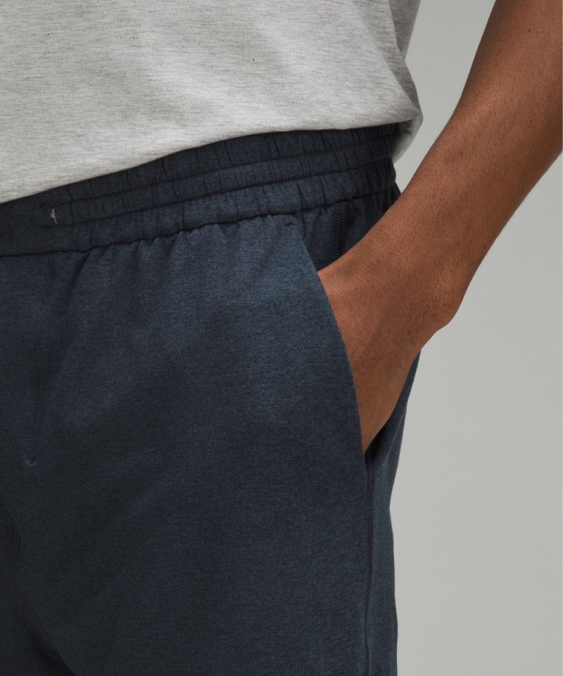 Lululemon Soft Jersey Short 5" Heathered Classic Navy / Heathered True Navy Online Outlet Sale