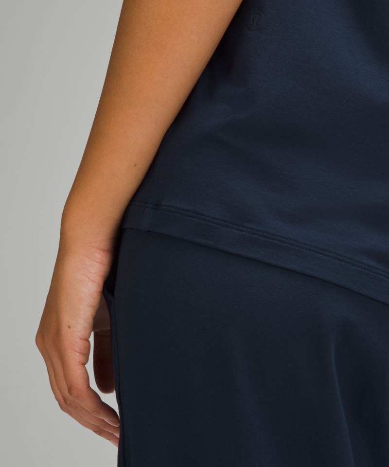 Lululemon Modal Silk-Blend Spaghetti Strap Tank Top True Navy Online Outlet Sale