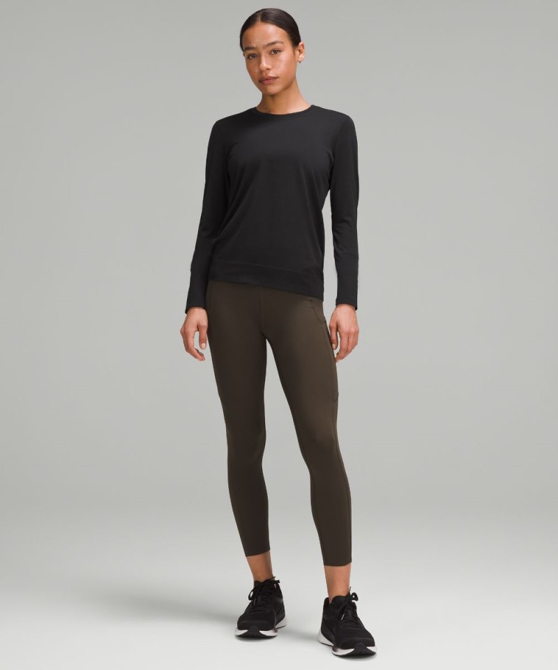 Lululemon Swiftly Relaxed Long-Sleeve Shirt Black / Black (not available) Online Outlet Sale