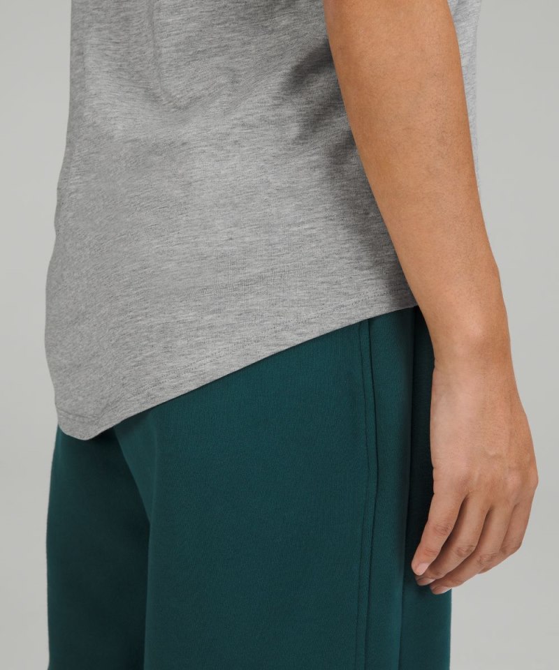 Lululemon Love V-Neck T-Shirt Heathered Core Medium Grey Online Outlet Sale