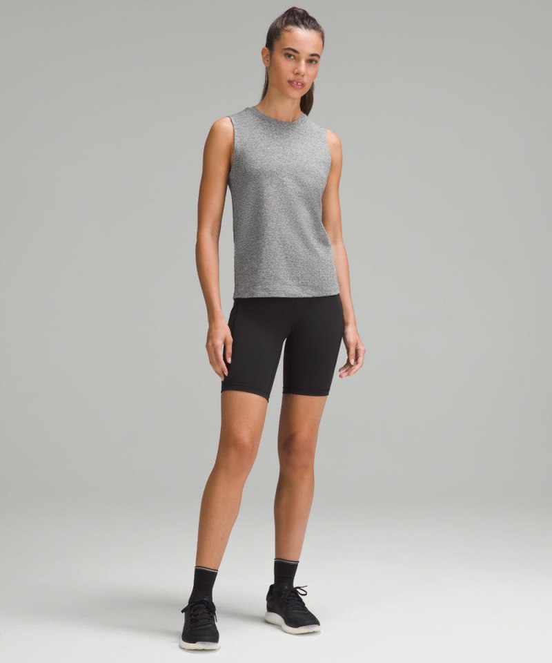 Lululemon License to Train Classic-Fit Tank Top Heathered Black Online Outlet Sale