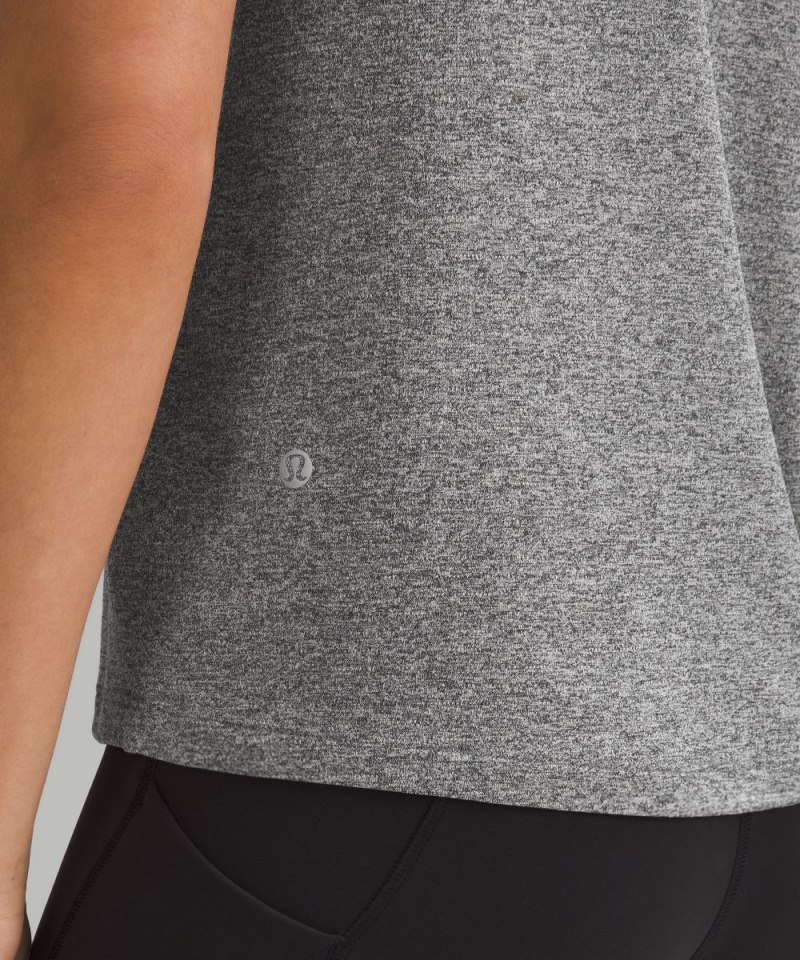 Lululemon License to Train Classic-Fit Tank Top Heathered Black Online Outlet Sale