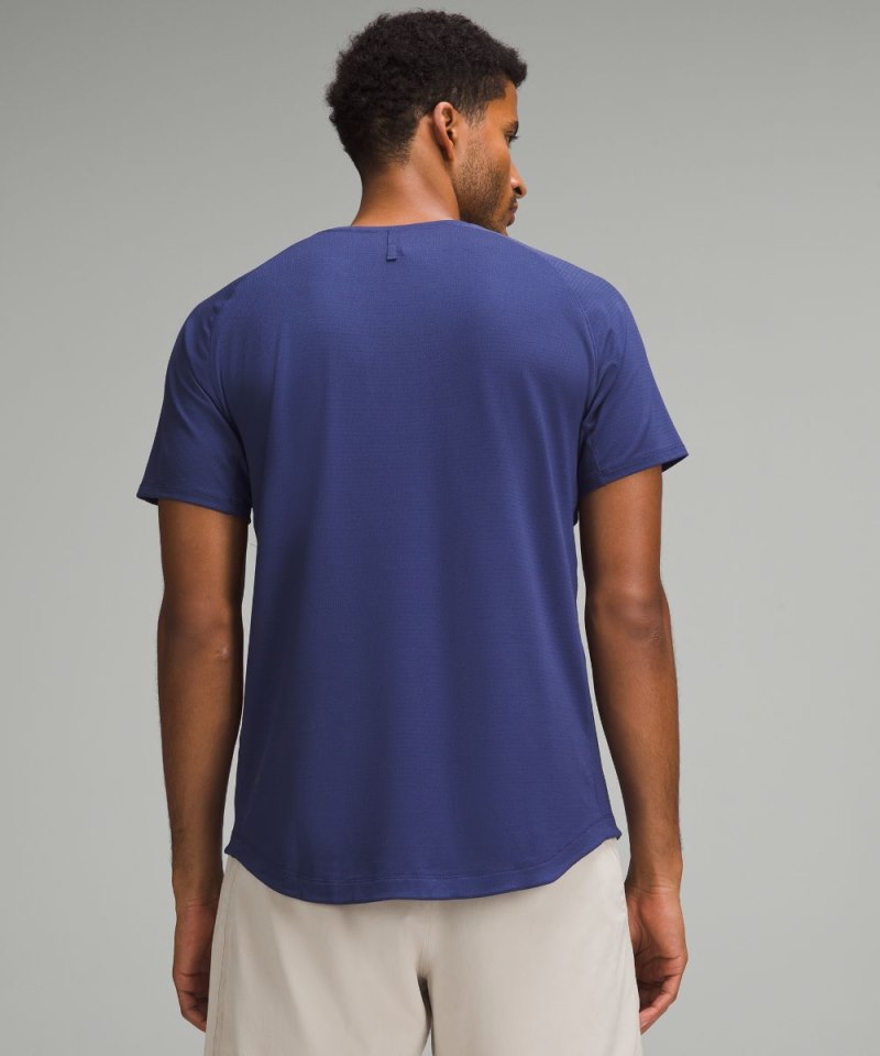Lululemon License to Train Short-Sleeve Shirt Night Sea Online Outlet Sale