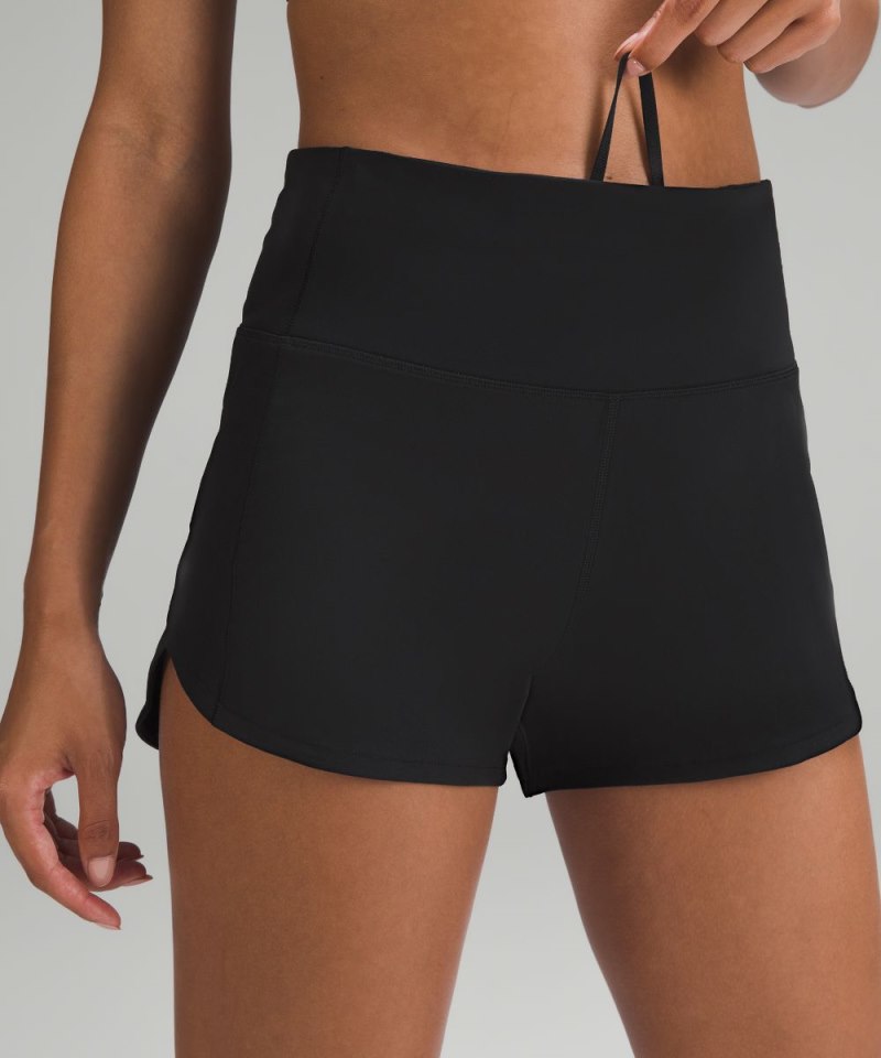 Lululemon Speed Up High-Rise Lined Short 4" Black Online Outlet Sale