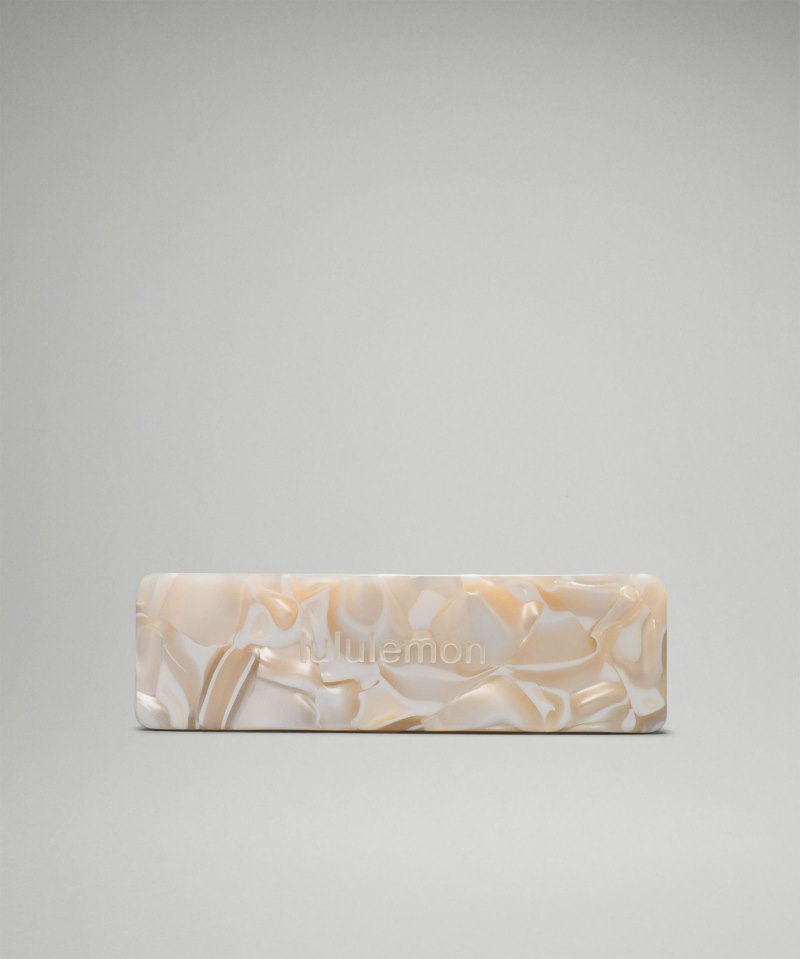 Lululemon Hair Barrette Light Ivory / White Online Outlet Sale