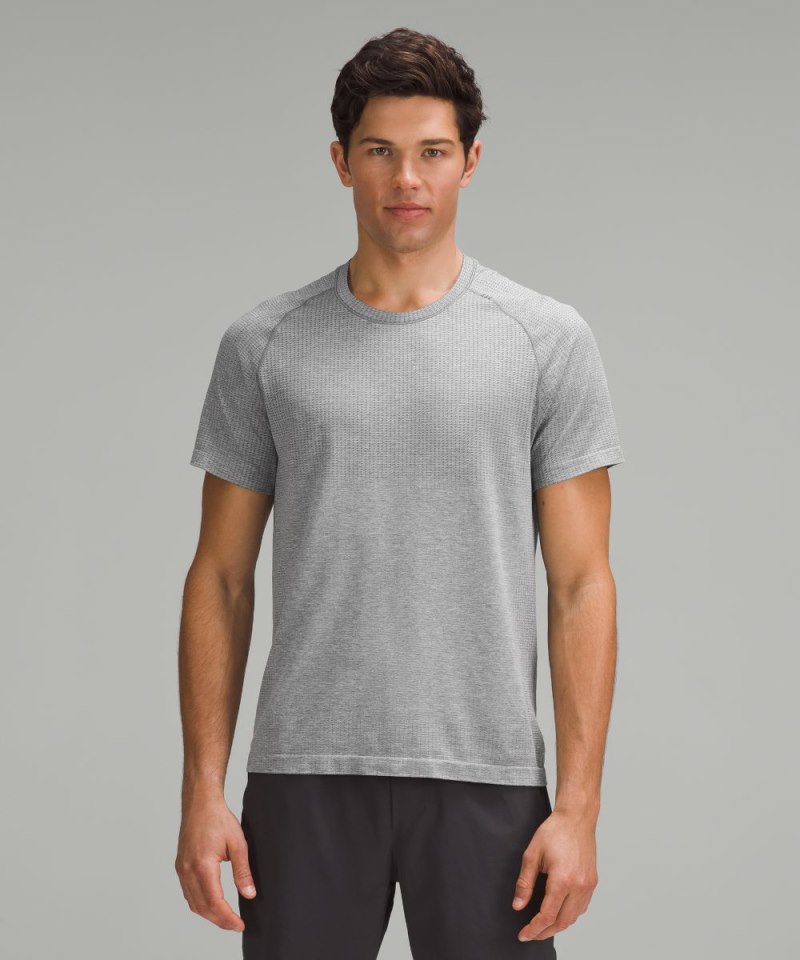 Lululemon Metal Vent Tech Short-Sleeve Shirt *Updated Fit Slate / White Online Outlet Sale