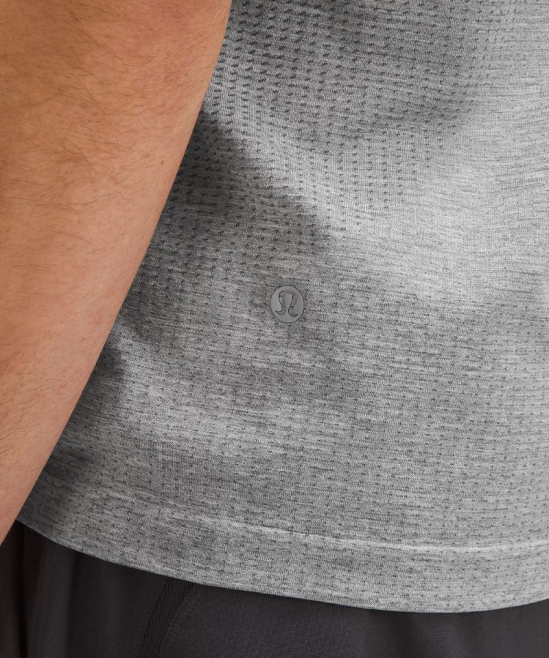 Lululemon Metal Vent Tech Short-Sleeve Shirt *Updated Fit Slate / White Online Outlet Sale